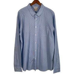 Haggar Men’s Long Sleeve Button Down Shirt Size 2XL